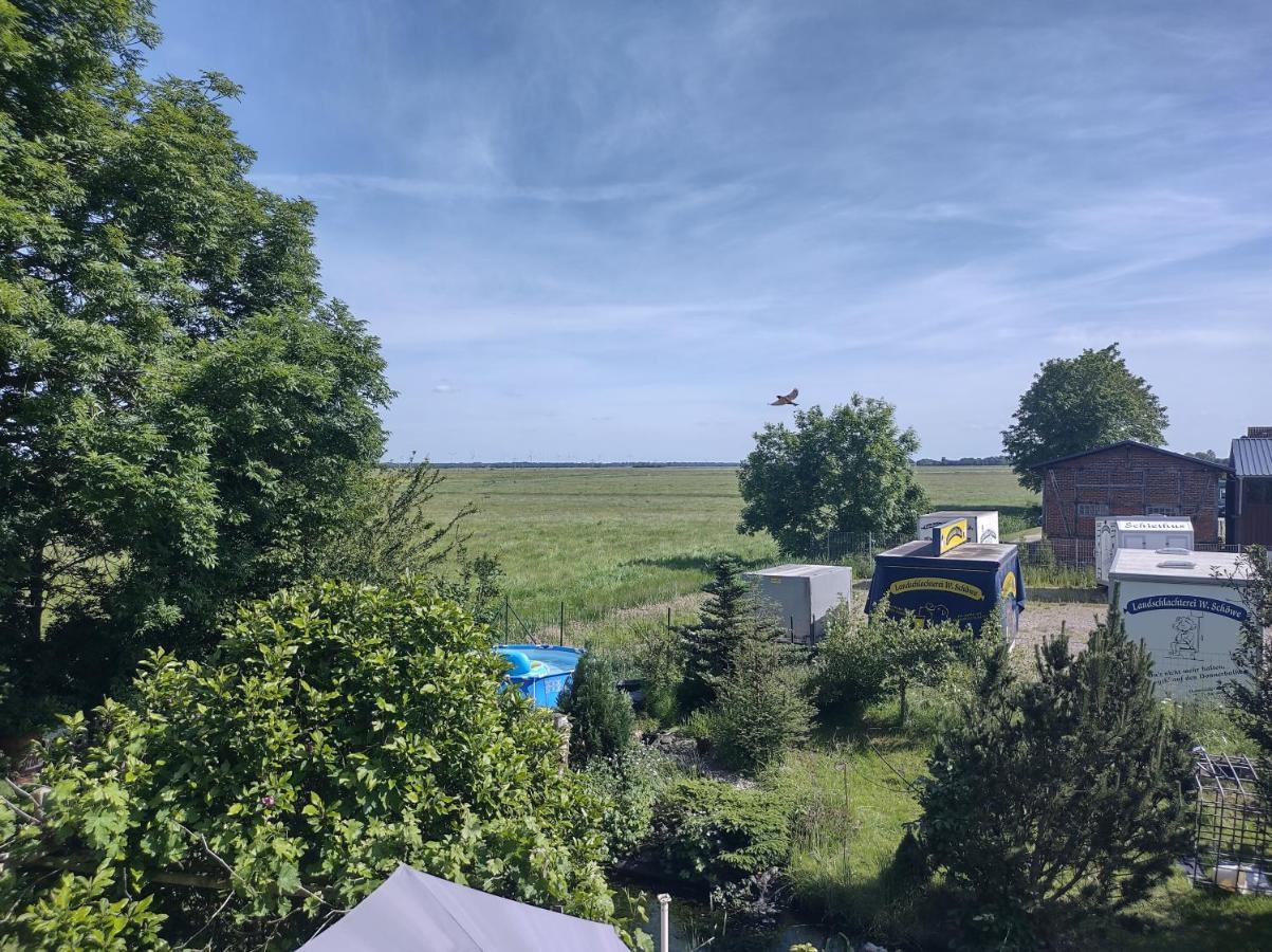 Ferienwohnung Nixe Sandstedt Eksteriør billede